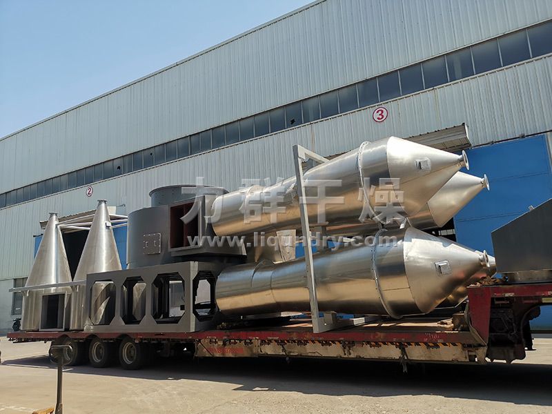 豆腐渣貓砂20型閃蒸干燥機(jī)裝車發(fā)貨